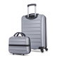 Zoozie Bags Juego de Maletas de 2 Piezas Gris